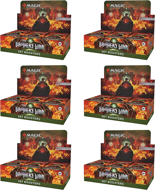 Magic: The Gathering Set Booster Box Case - The Brothers' War (Case of 6)