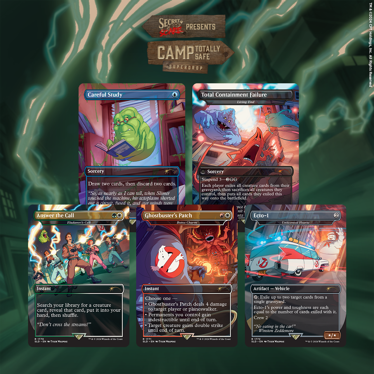 Magic the Gathering Secret Lair x Ghostbusters: The Real Ghostbusters Foil Edition