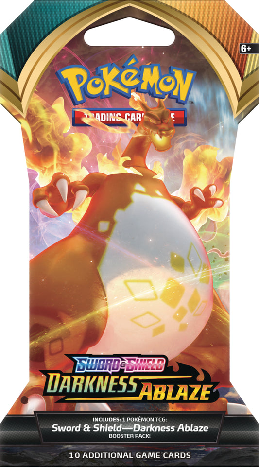 Pokemon TCG Darkness Ablaze Blister Pack - 10 Cards
