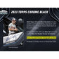 MLB Topps 2023 Chrome Black Baseball Trading Card HOBBY Box (1 Encased Autograph)