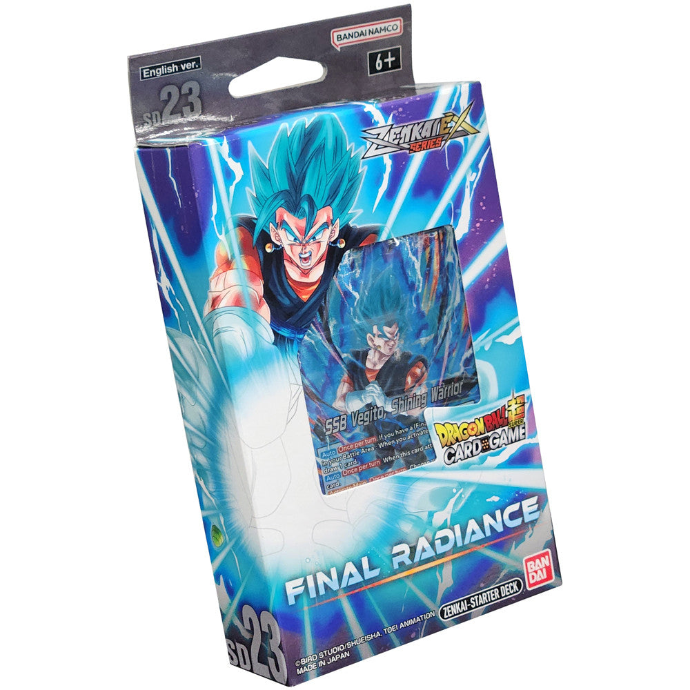 DRAGON BALL SUPER TCG: ZENKAI SERIES 05: STARTER DECK: [SD23] - Display of 6