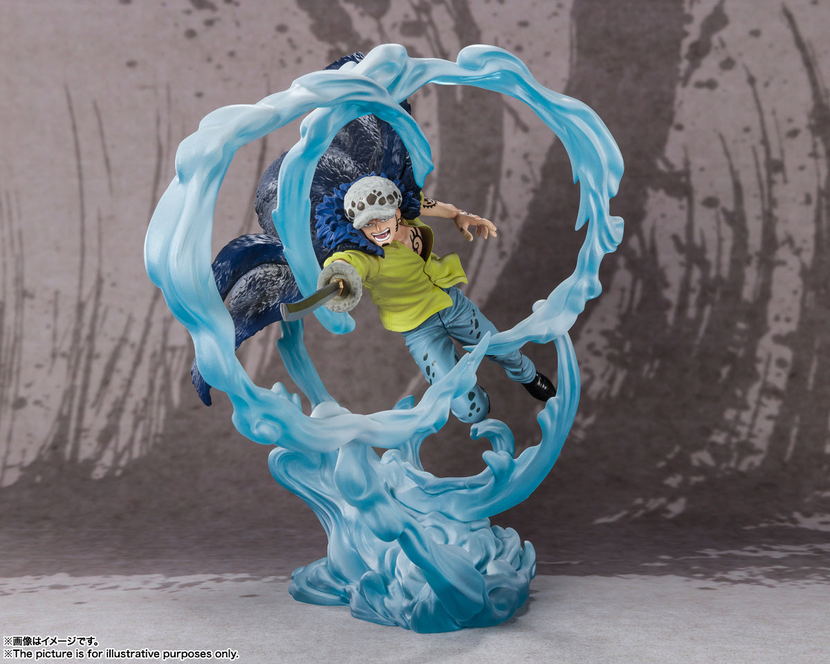 BANDAI: ONE PIECE: Figuarts ZERO Super Fierce Battle Trafalgar Law Captain Onigashima Monster Battle (Reissue)