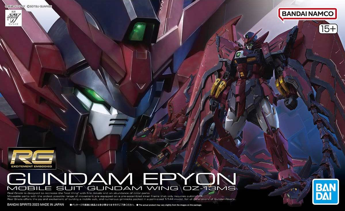 Bandai: 1/144 RG Gundam Epyon (Mobile Suit Gundam Wing)