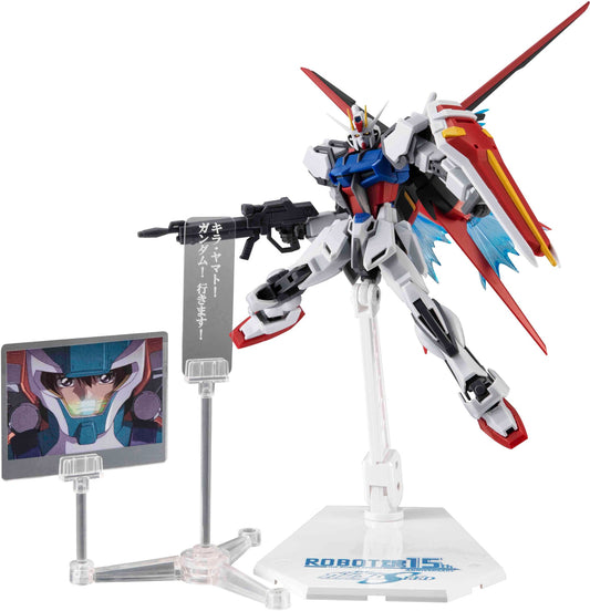 ROBOT Damashii (SIDE MS) GAT-X105+AQM / E-X01 Aile Strike Gundam ver. A.N.I.M.E. ROBOT Damashii 15th ANNIVERSARY
