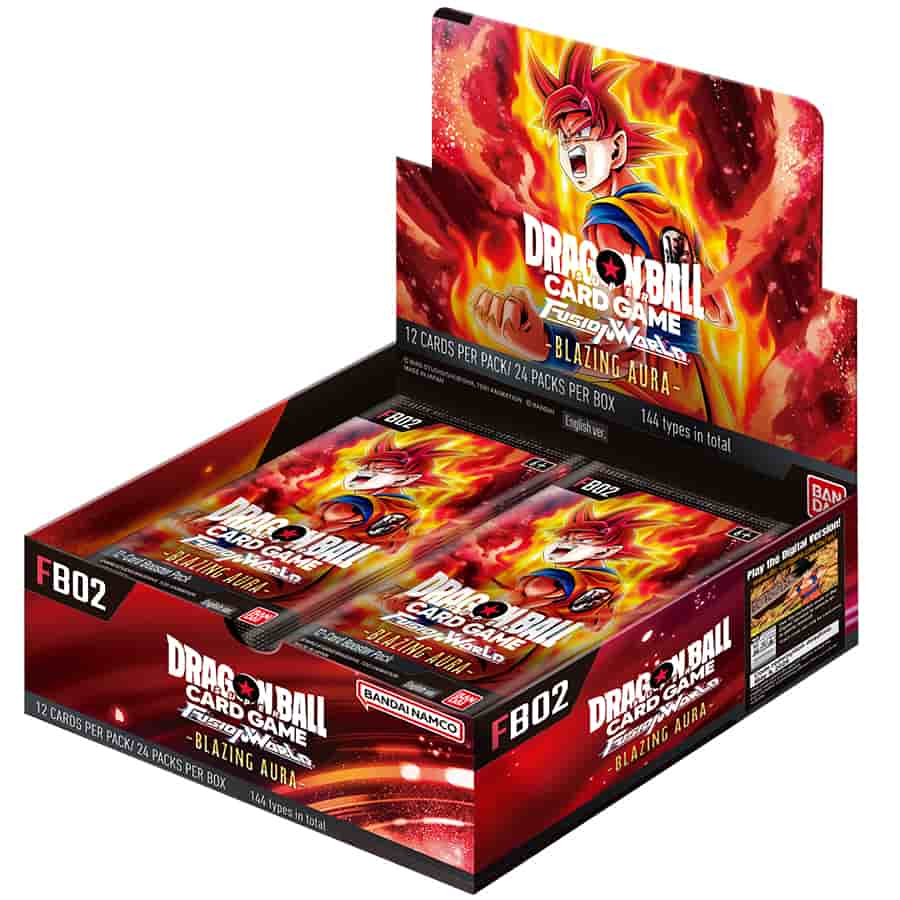 DRAGON BALL SUPER TCG: FUSION WORLD 02 Blazing Aura BOOSTER BOX (FB02)