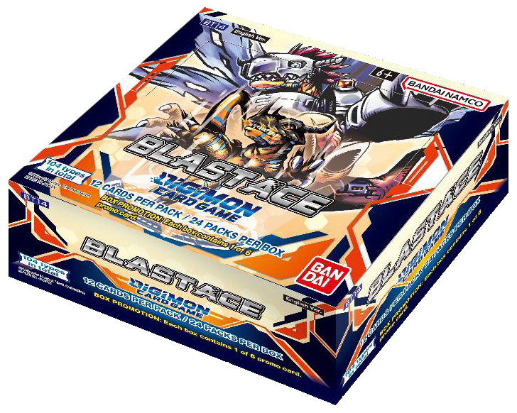 DIGIMON CARD GAME: BLAST ACE BOOSTER BOX [BT14] - CASE OF 12