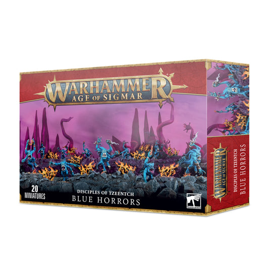 Games Workshop - Warhammer Age of Sigmar/40K - Disciples of Tzeentch/Chaos Daemons - Blue Horrors and Brimstone Horrors