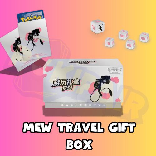Pokémon Trading Card Game Mew Mystery Gift Box Chinese Edition – Includes Booster Packs, Collect 151 Packs & Accessories – Pokémon TCG Mainland China Exclusive
