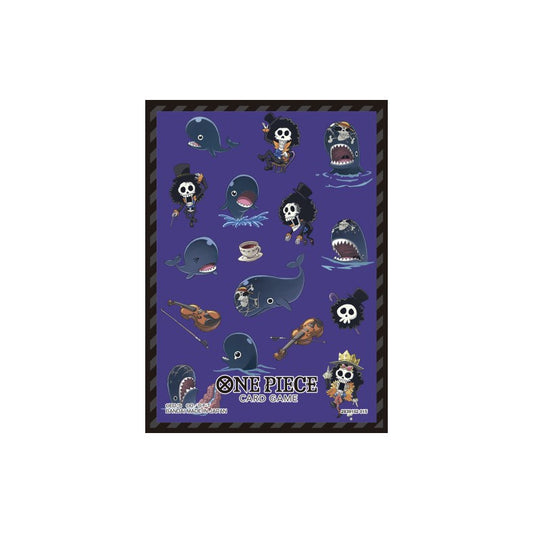 Bandai One Piece Card Game Sleeves Vol. 14 Brook & Laboon – Standard Size Deck Protectors (70 Count)