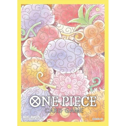 One Piece Trading Card Game Assortment 4 Devil Fruits Card Sleeves [70 Count]