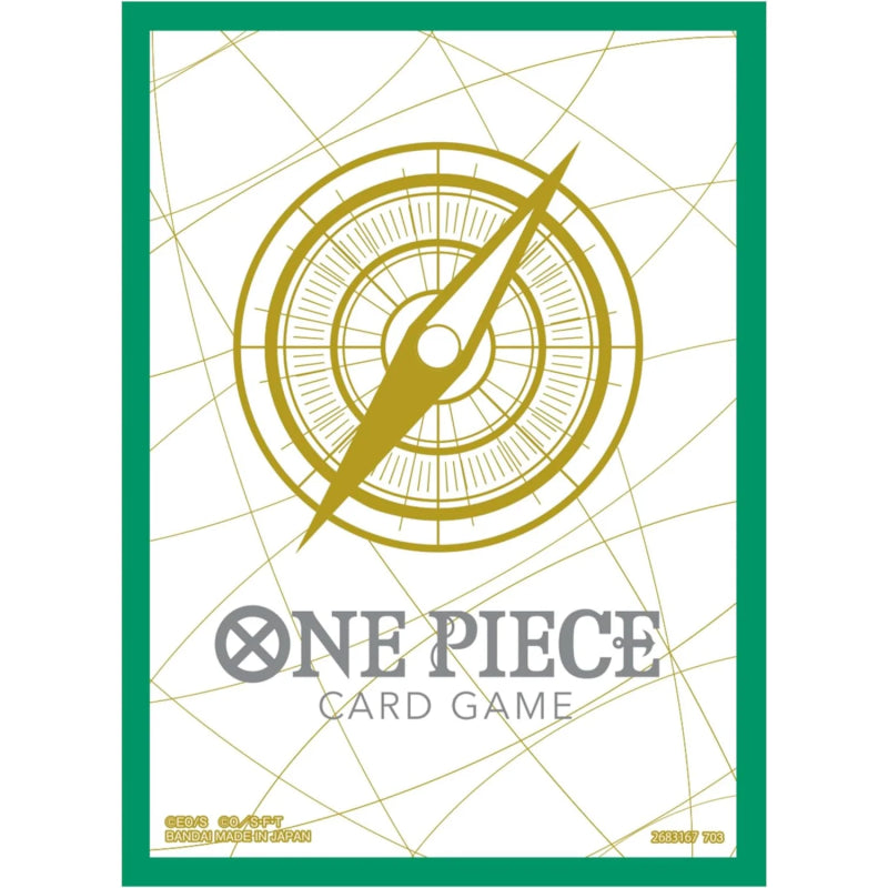 ONE PIECE CCG: GAMING CARD SLEEVE PACK (70ct): GREEN SYMBOL