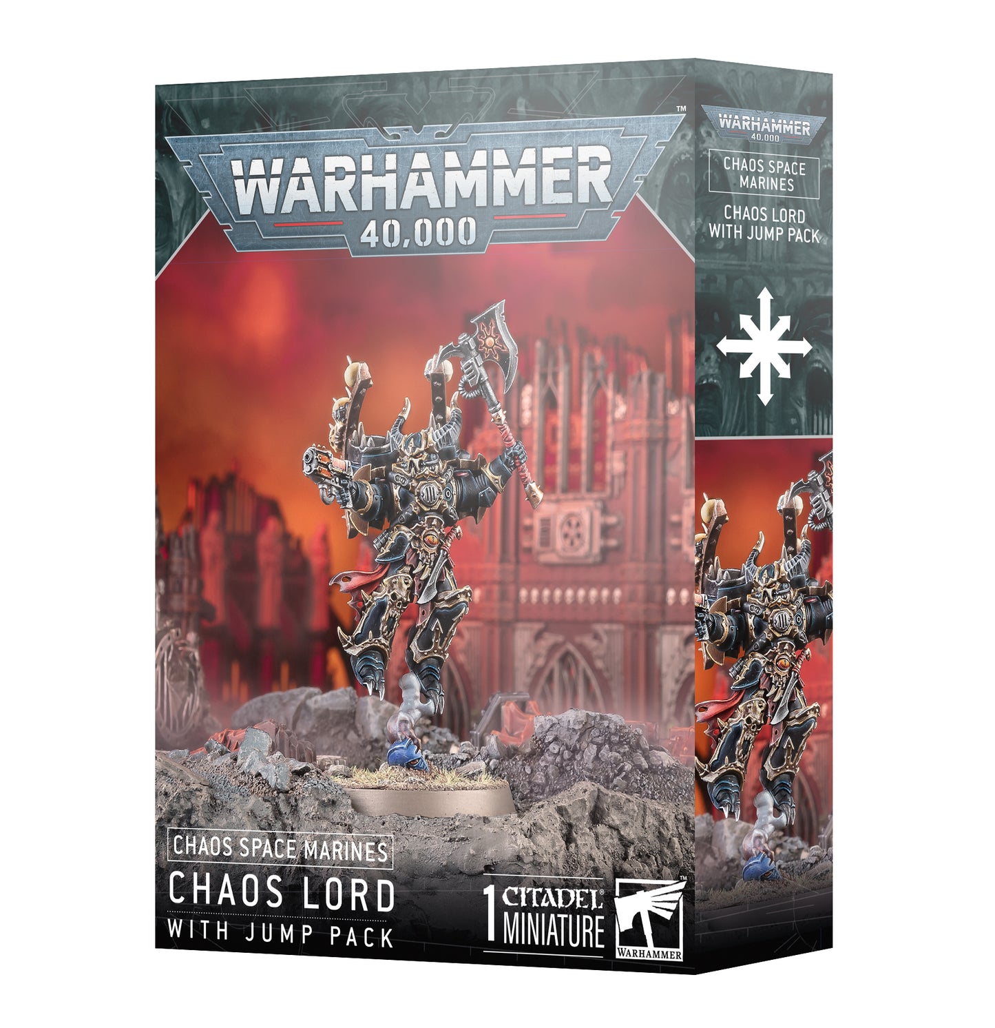 Games Workshop - Warhammer 40K - Chaos Space Marines - Chaos Lord with Jump Pack