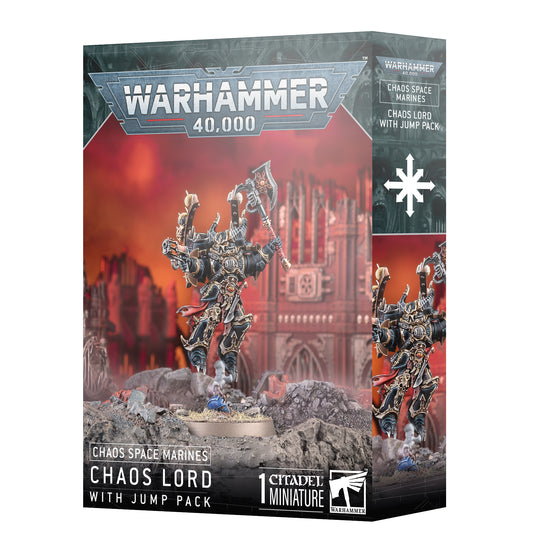 Games Workshop - Warhammer 40K - Chaos Space Marines - Chaos Lord with Jump Pack