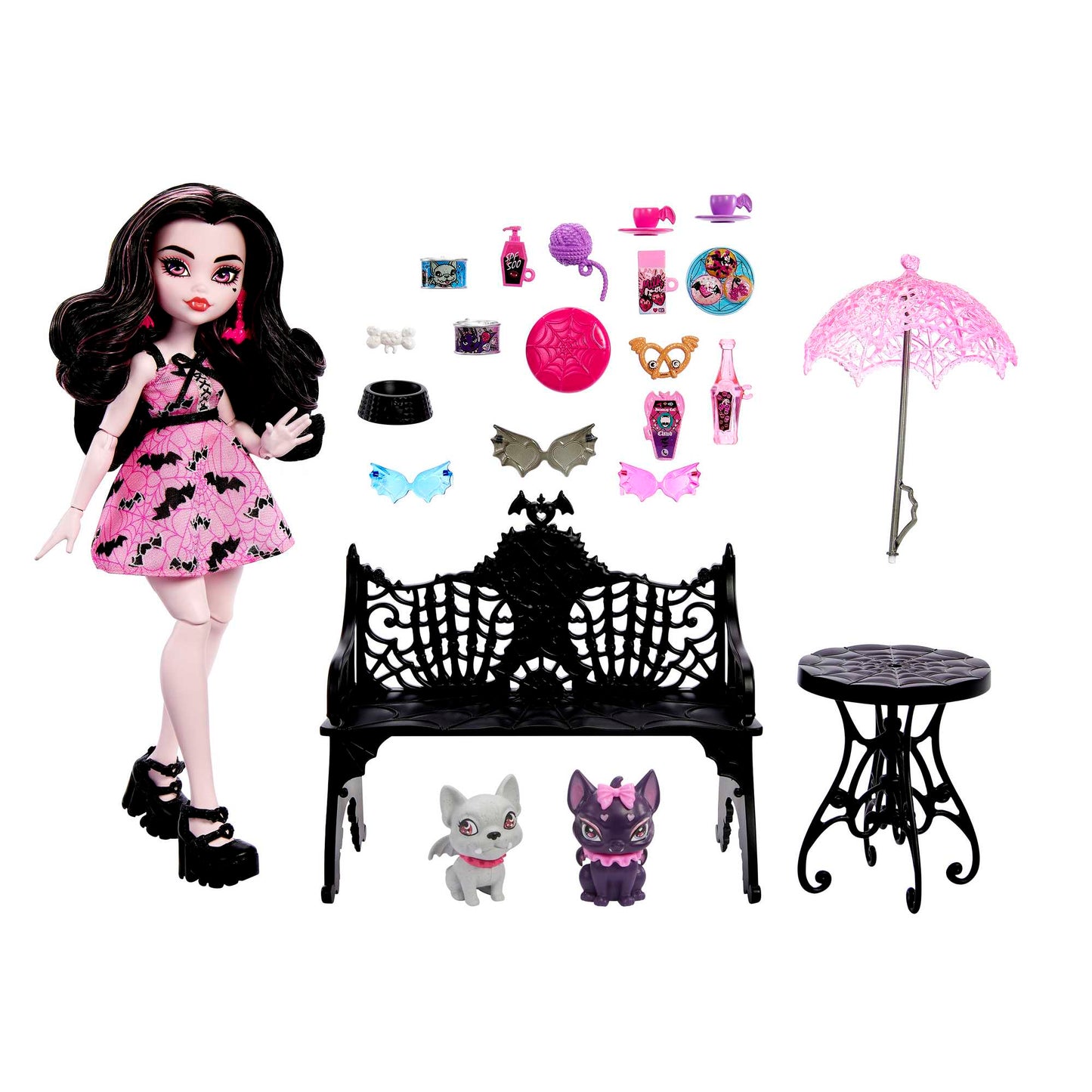 Monster High® Draculaura® Bite in the Park™ Doll and Playset