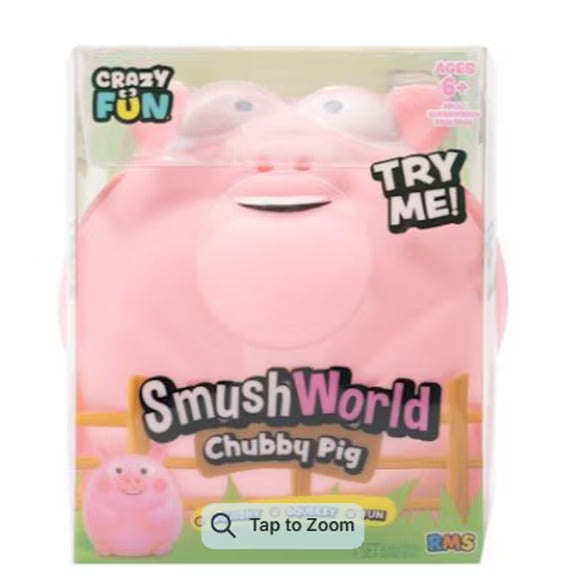 Smush World Chubby Pig Squishy Toy
