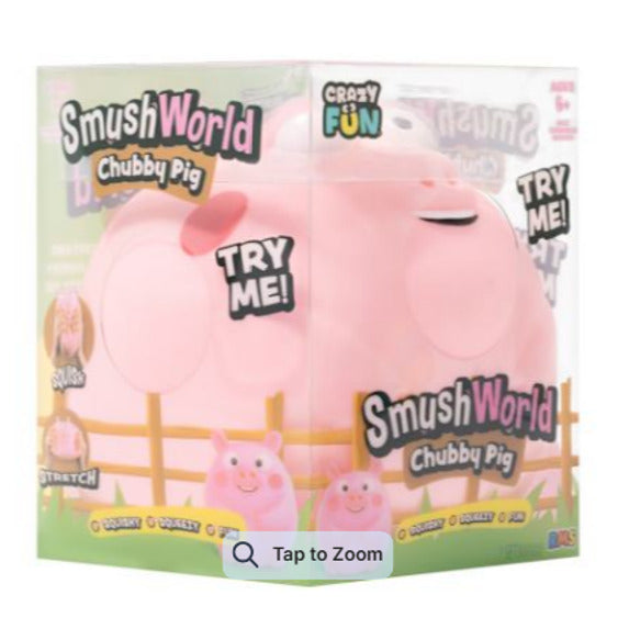 Smush World Chubby Pig Squishy Toy
