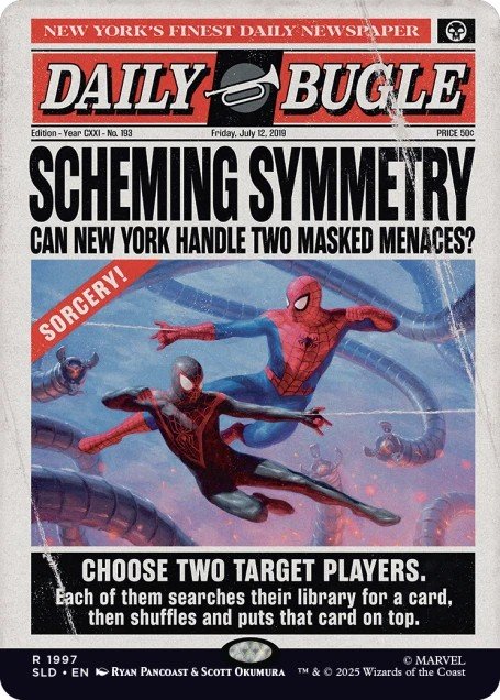 Magic the Gathering Secret Lair x Marvel's Spider-Man: Daily Bugle Breaking News (Foil)
