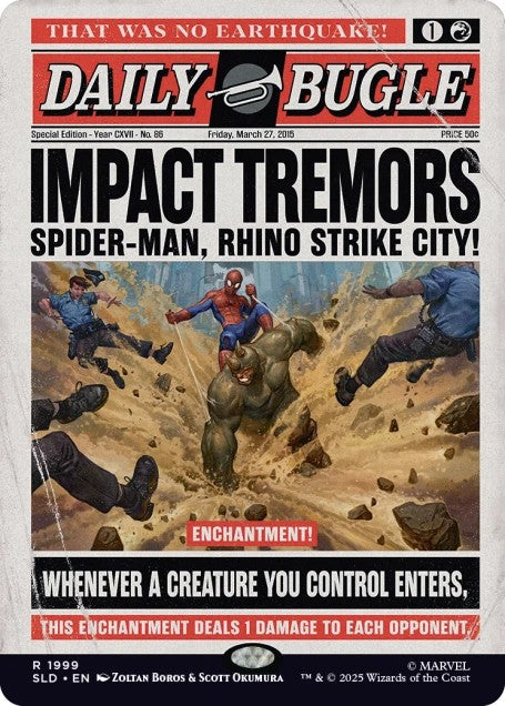 Magic the Gathering Secret Lair x Marvel's Spider-Man: Daily Bugle Breaking News (Foil)