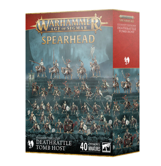 Games Workshop - Age of Sigmar - Soulblight Gravelords - Deathrattle Tomb Host Spearhead