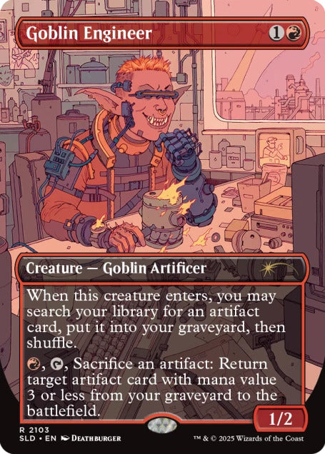 Magic the Gathering Secret Lair x Chaos Vault Drop: Featuring: Deathburger (Galaxy Foil)