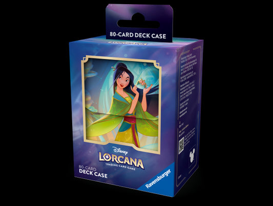 Disney Lorcana Trading Card Game: Set 9 Fabled Deck Case - Mulan - Presale Ships 08/29/2025
