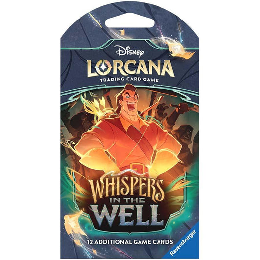 Ravensburger Disney Lorcana TCG: Whispers in The Well Assorted Single Booster Pack (12 Cards) - Collectible Trading Cards - Ideal for Disney Fans & TCG Players - Ages 8+