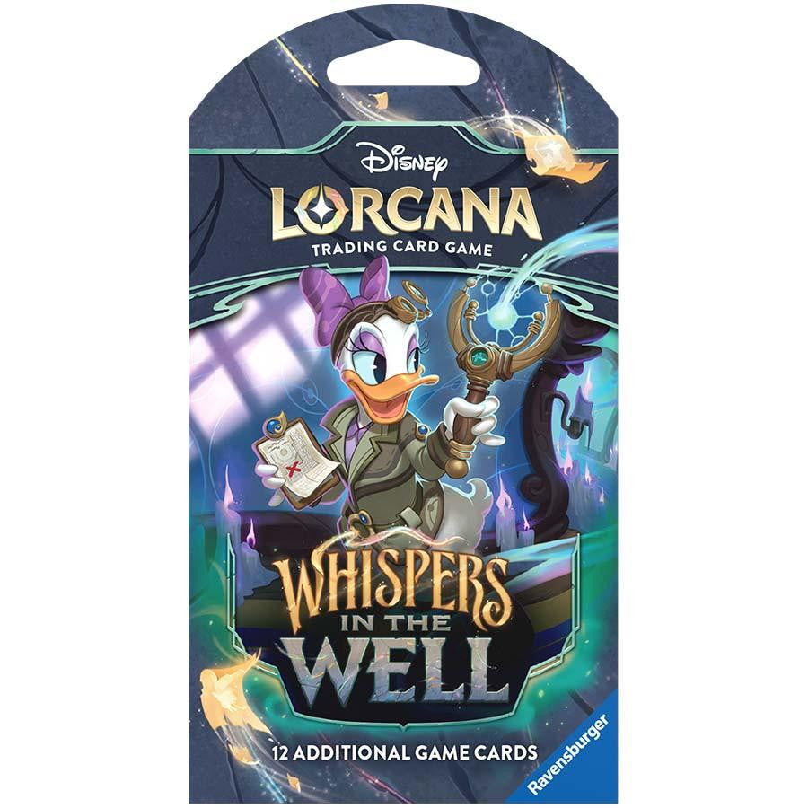 Ravensburger Disney Lorcana TCG: Whispers in The Well Assorted Single Booster Pack (12 Cards) - Collectible Trading Cards - Ideal for Disney Fans & TCG Players - Ages 8+