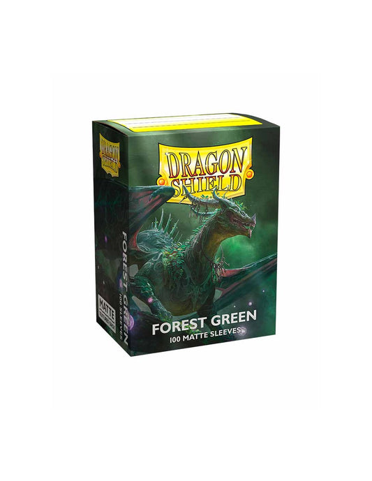 5 Packs Dragon Shield Matte Forest Green Standard Size 100 ct Card Sleeves Value Bundle!