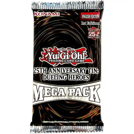 YuGiOh Trading Card Game 25th Anniversary Dueling Heroes Booster MEGA Pack [18 Cards]