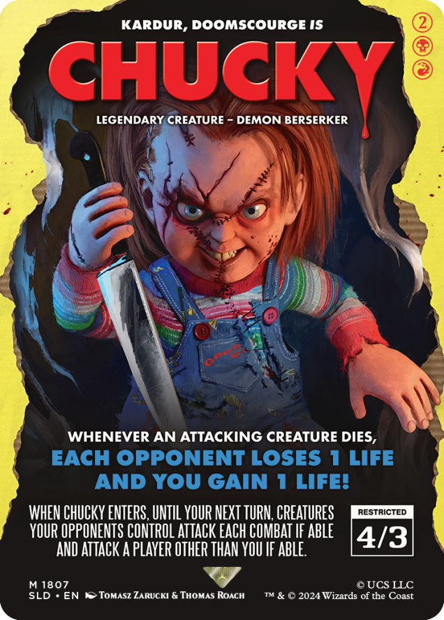 Magic the Gathering Secret Lair x Chucky Non-Foil Edition