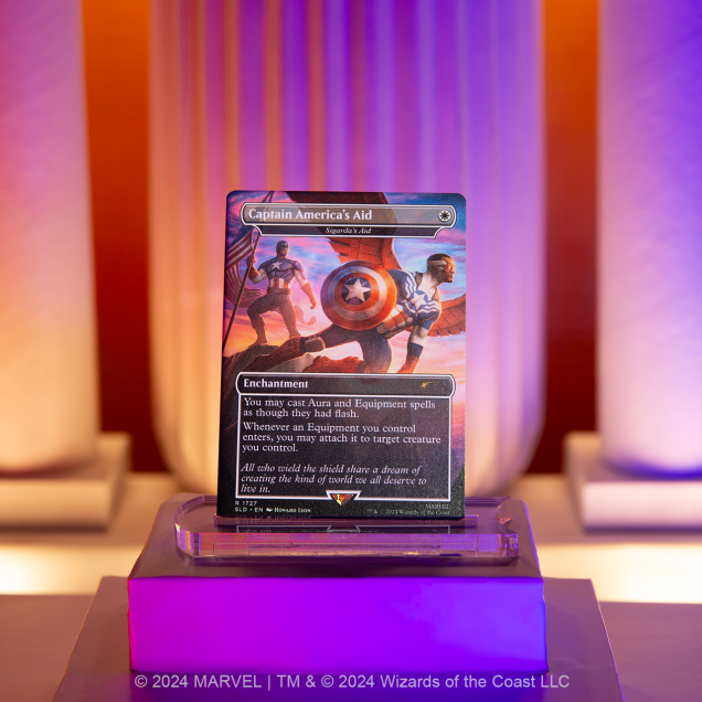 Magic the Gathering Secret Lair x Marvel's Captain America - Non-Foil Edition