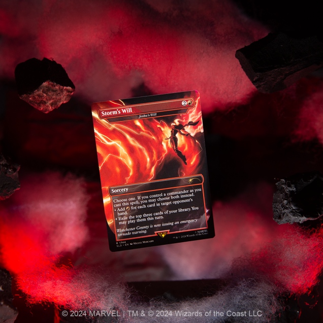 Magic the Gathering Secret Lair x Marvel's Storm - Rainbow Foil Edition