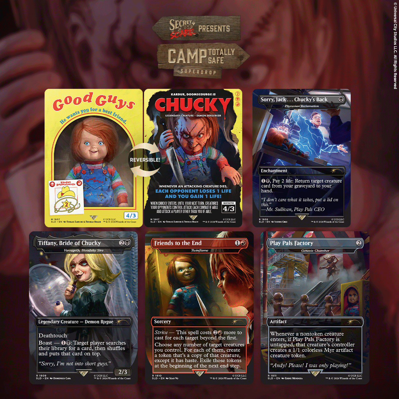 Magic the Gathering Secret Lair x Chucky Foil Edition