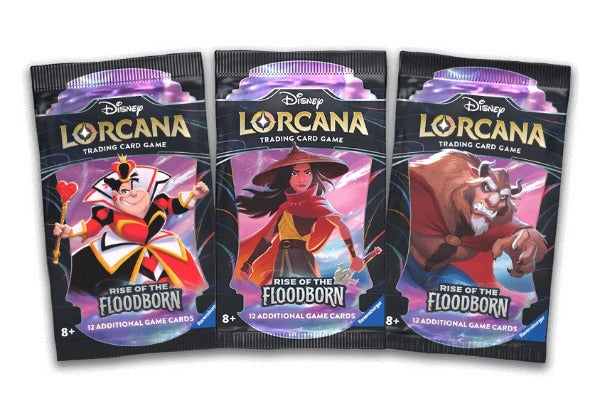 Ravensburger 12 Card Booster Pack Lorcana Rise of the Floodborn Individual Pack