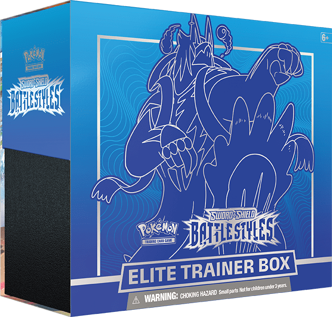 Pokemon TCG: Sword & Shield Battle Styles - Blue Elite Trainer Box - Urshifu Rapid Strike Style
