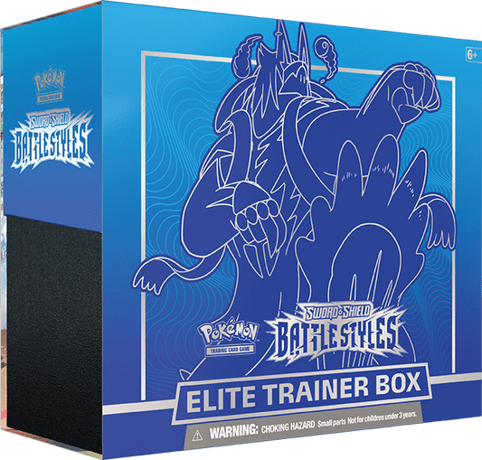 Pokemon TCG: Sword & Shield Battle Styles - Blue Elite Trainer Box - Urshifu Rapid Strike Style