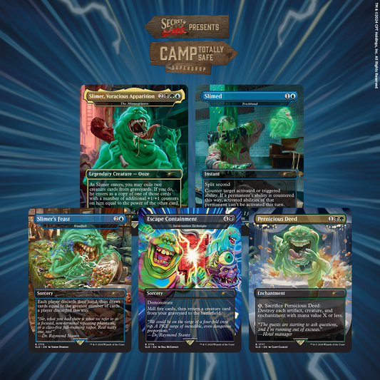 Magic the Gathering Secret Lair x Ghostbusters: Slimer Foil Edition