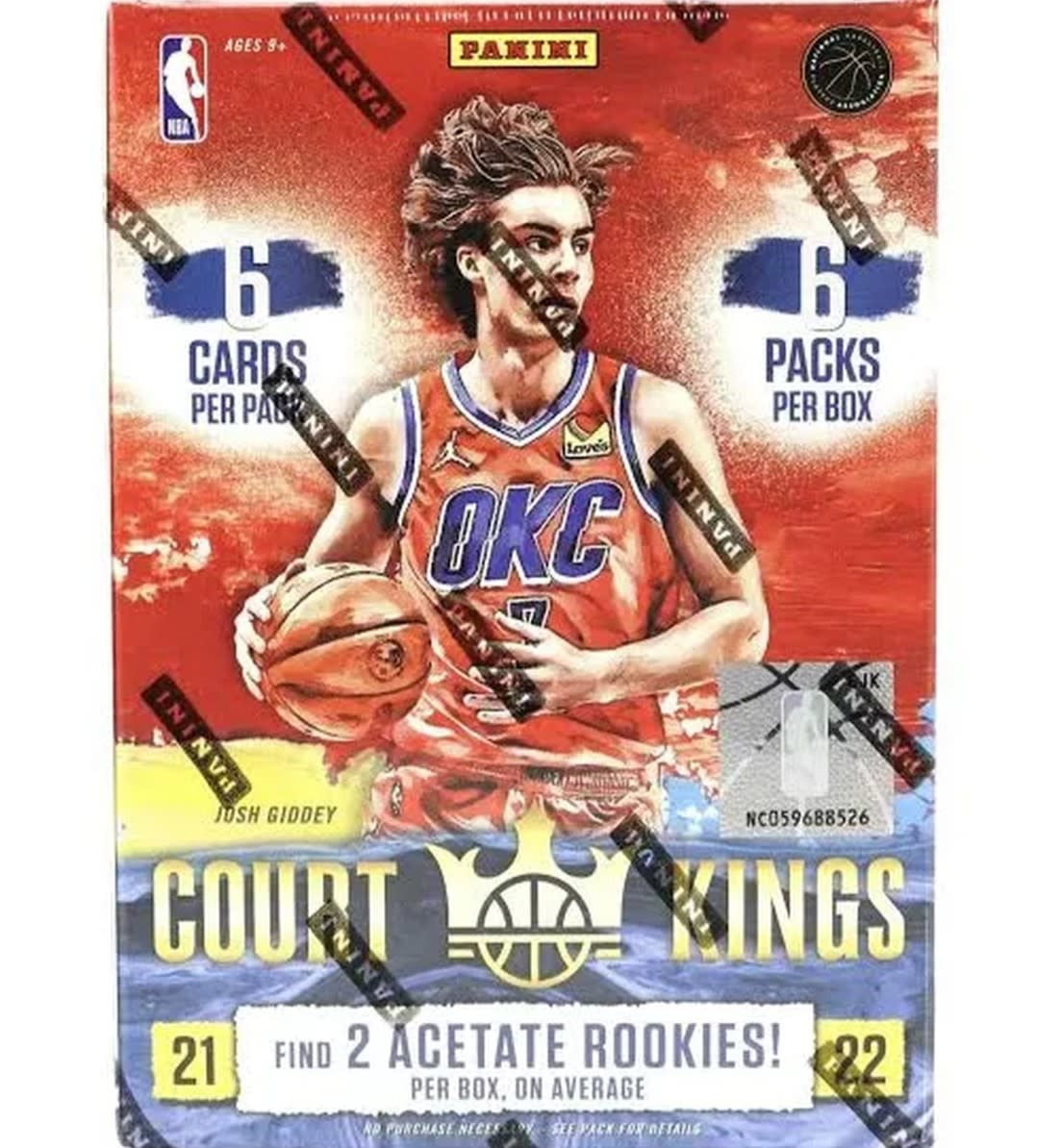 2021-22 Panini Court Kings International Basketball Blaster Box