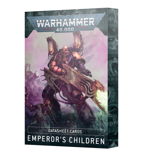 Games Workshop - Warhammer 40K - Emperor's Children - Datasheet Cards 2025