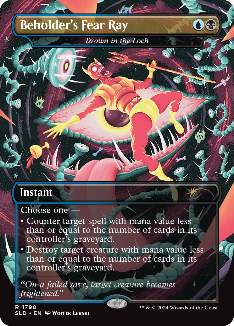 Magic the Gathering Secret Lair x Dungeons & Dragons: Death is in the Eyes of the Beholder I - Foil Edition