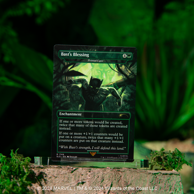 Magic the Gathering Secret Lair x Marvel's Black Panther - Non-Foil Edition