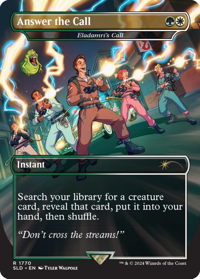 Magic the Gathering Secret Lair x Ghostbusters: The Real Ghostbusters Non-Foil Edition