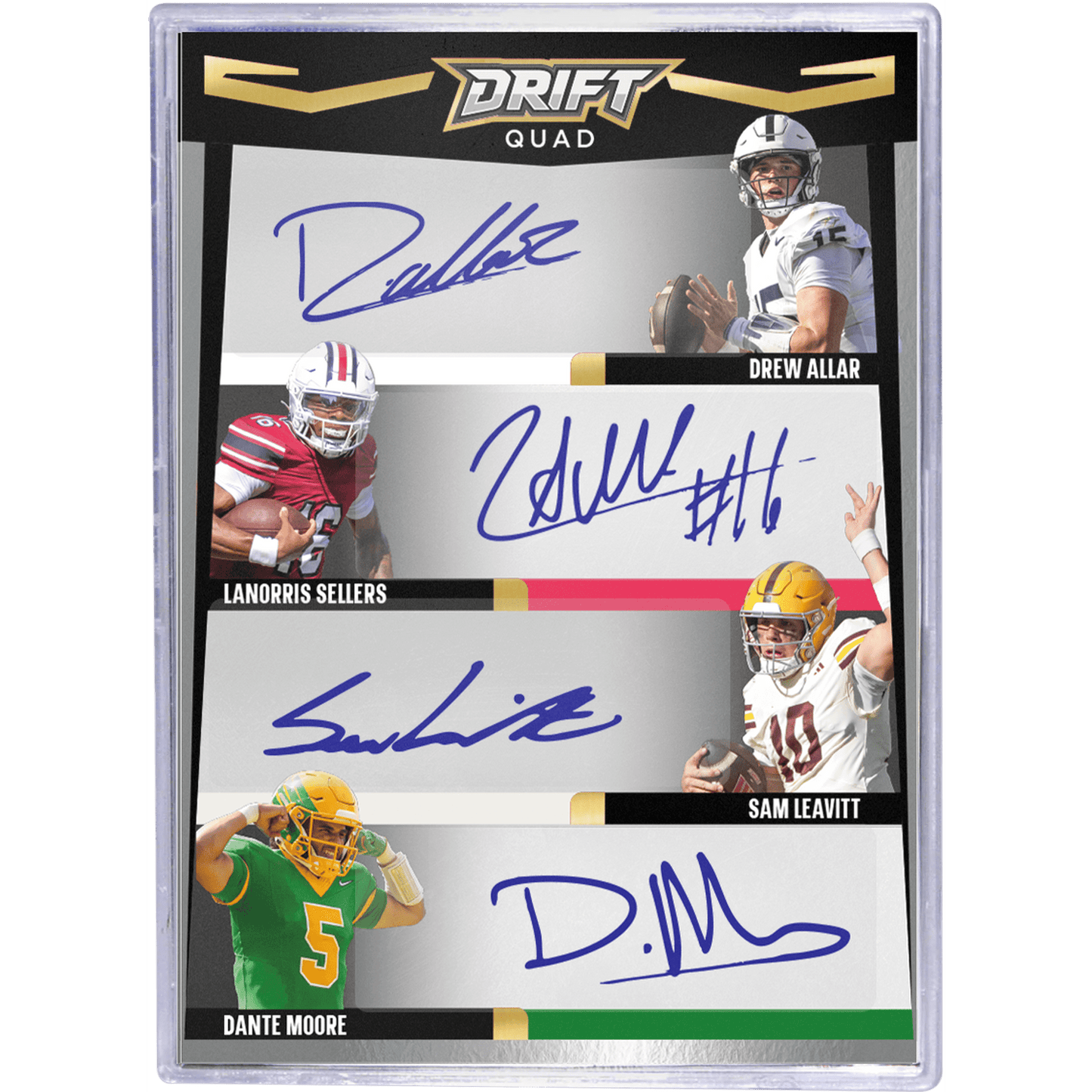 2025 Pulse Drift Football Hobby Box - 4 Autographs Per Box