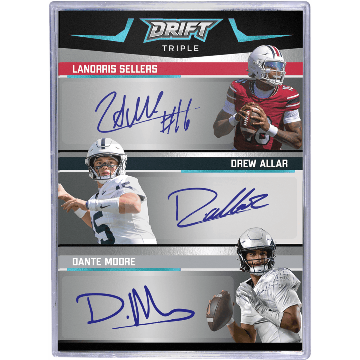 2025 Pulse Drift Football Hobby Box - 4 Autographs Per Box