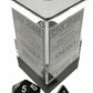 Chessex Dice: Opaque Polyhedral Set Black/White (7)