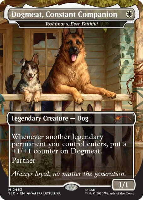 Magic the Gathering Secret Lair x Fallout: Greet the Dog (Non-Foil)