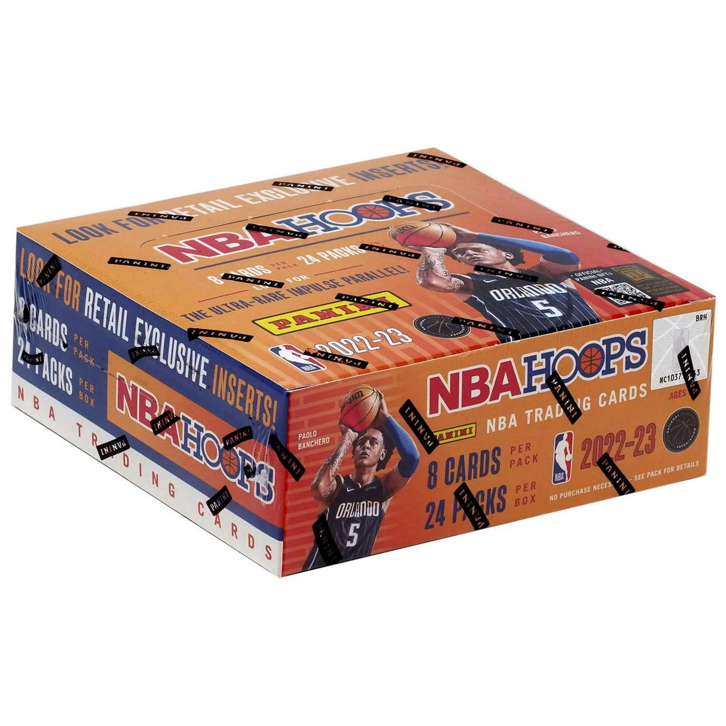 NBA Panini 2022-23 Hoops Basketball Trading Card RETAIL Box (24 Packs)