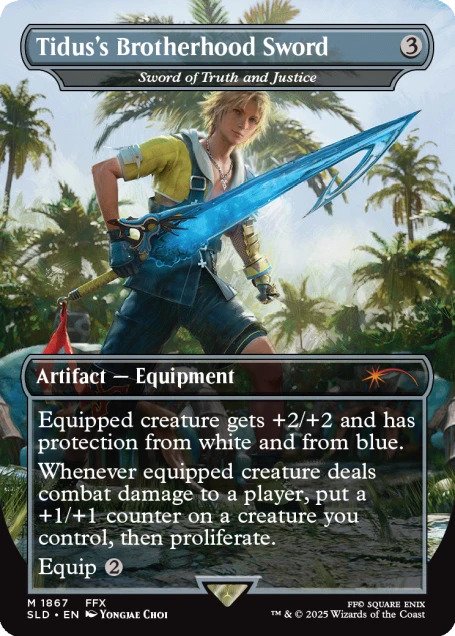 Magic the Gathering Secret Lair x FINAL FANTASY: Weapons (English) - Foil Edition