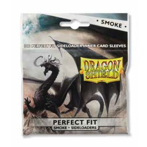 DRAGON SHIELDS - PERFECT FIT SIDE LOAD 100CT PACK: SMOKE