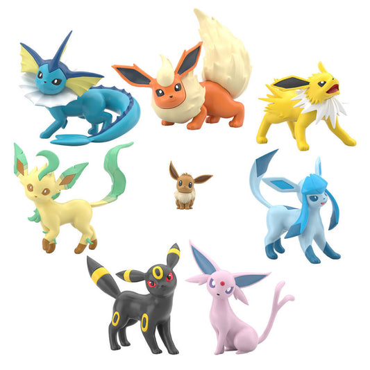Pokemon Center Pokemon Scale World Paldea Region Eevee Evolution Set - Full Set